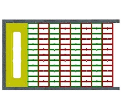 IMPEY AQUA-GRADE 800mm LINEAR DRAIN SYSTEM - THREE WALLS - ONE FALL 1500mm x 1050mm for TILED FLOORS, AG80L150105/1F